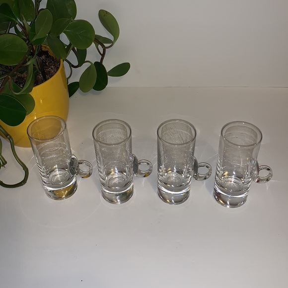 Vintage 1970s crystal Lenox Irish Coffee espresso cups - Picture 2 of 10